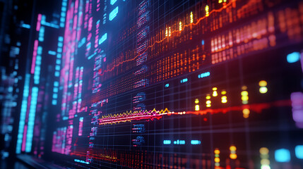 Dna sequencing display in laboratory featuring a computer screen showing detailed genetic information, the scene highlights advanced genetic research and data analysis in a modern lab environment