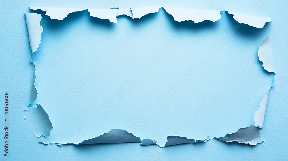Poster blank light blue paper texture background suitable for various templates