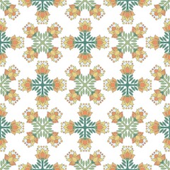 Abstract floral seamless flowers pattern for wrapping paper and fabrics and kids
