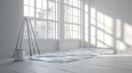 Obraz premium After renovations clear out a room in your home