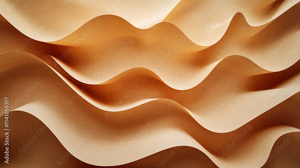 Poster brown paper texture background or cardboard surface from a paper box for packing, and for the design