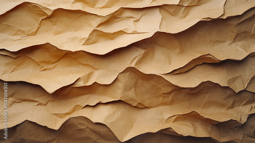 Poster brown paper texture background or cardboard surface from a paper box for packing, and for the design
