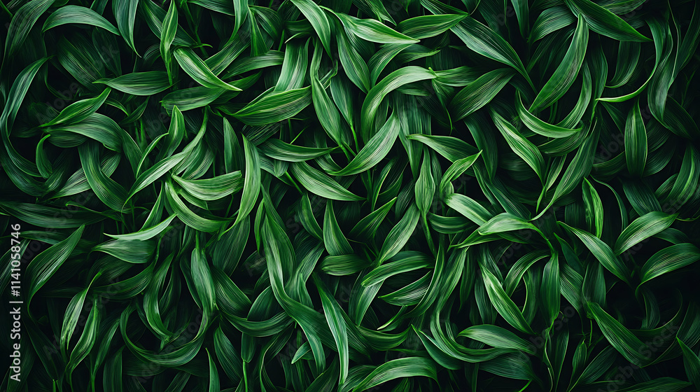Poster artificial green grass texture seamless background