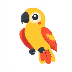 Obraz premium parrot on a branch