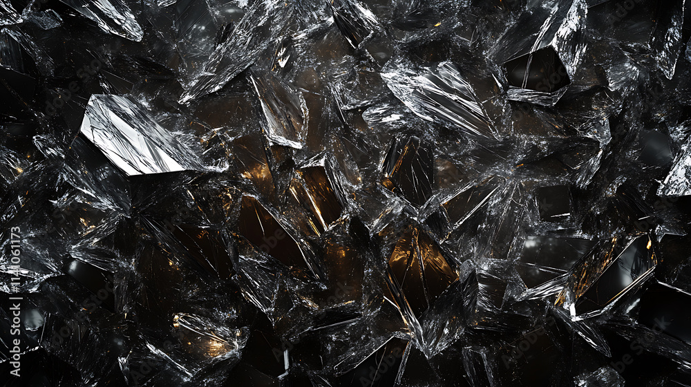 Poster a background that looks like sparkling crystal shards