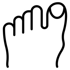 Obraz premium nail icon illustration