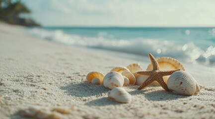 seashell on the beach
