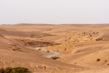 Agafay desert near Marrakech, Morocco