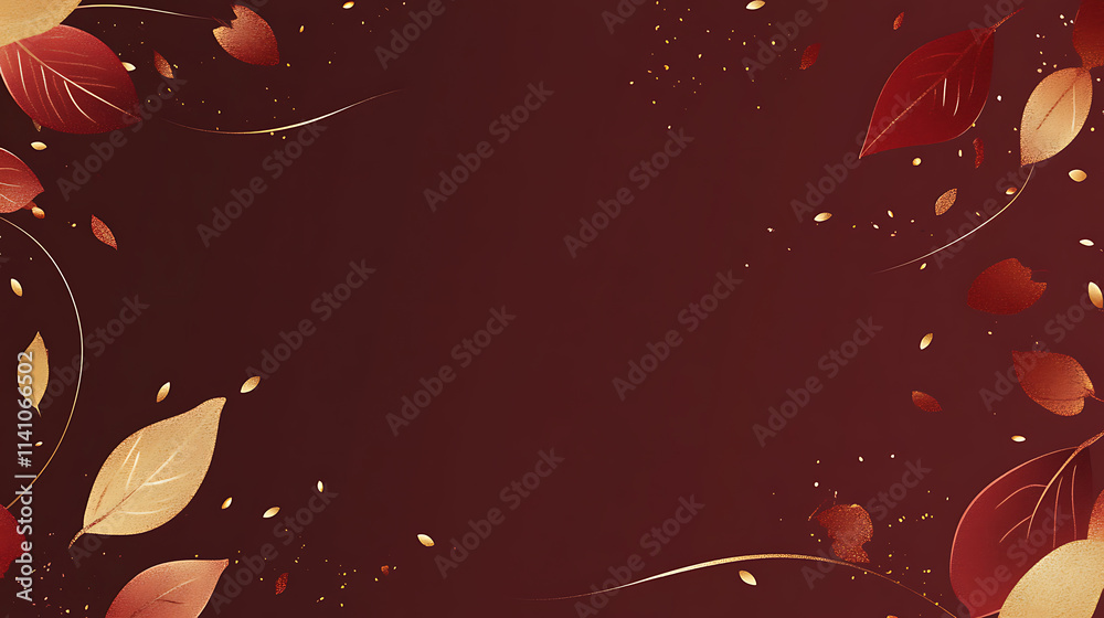 Poster a very simple and minimalist background for an awards ceremony powerpoint presentation with dark red