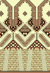 Neon Bloom Digital Abstract Allover Design Pattern