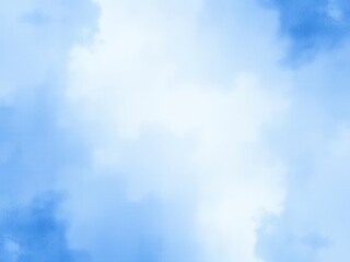 Obraz premium Abstract light blue watercolor background resembling soft waves, artistic, elegant, serene