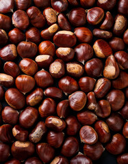 Obraz premium Wallpaper full of chestnuts
