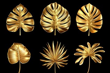 vector set of leaves