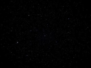 Obraz premium Night sky filled with sparkling stars against a black background, stars, peaceful