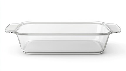 A clear glass baking dish designed for cooking and serving various dishes.