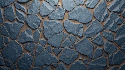 Fototapeta premium Blue abstract lava stone texture background with intricate patterns and rich shades of blue, ideal for design projects and backgrounds, intricate, background, stone