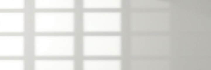 Obraz premium Realistic shadow effect on a white wall background for design projects, effect, illuminated, presentation