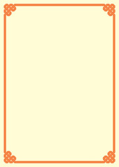 Vector illustration for rectangular frame border element, suitable for certificate frames, covers