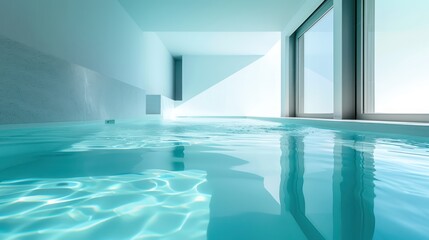 Some photos of luxurious and elegant swimming pool designs with different photo angles with clear sky views.