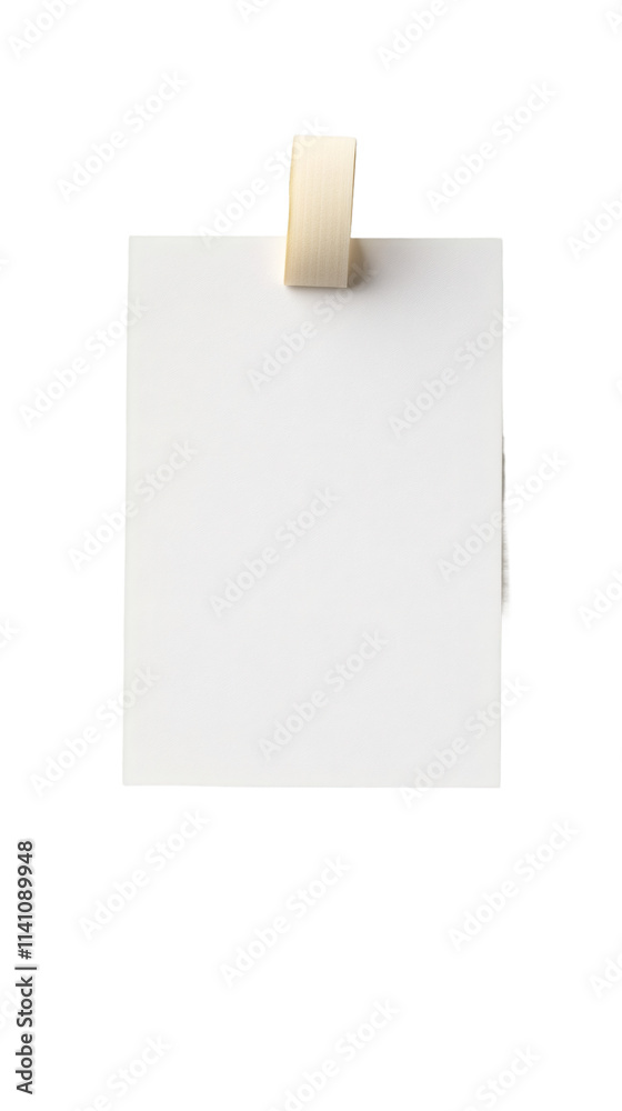 Aufkleber simple and effective: square white paper note with adhesive tape on transparent background, perfect 