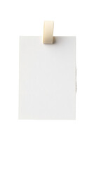 Simple and effective: square white paper note with adhesive tape on transparent background, perfect for text or design space