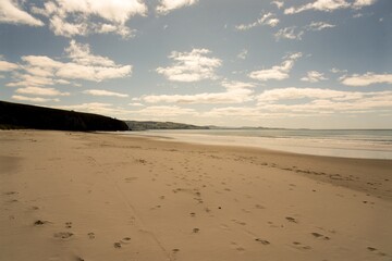 Beach at Long Beach, Serene Seaside Landscape