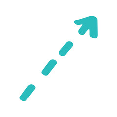 Dashed arrow element