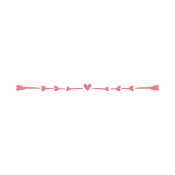 Pink heart Border 