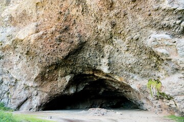 Long Beach Sea Cave, Dramatic Coastal Landscape
