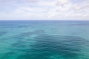 Obraz premium Aerial view beautiful sea surface nature background