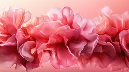Obraz premium Delicate Blossoms in Shades of Pink with Soft Petals Emphasizing Elegance and Beauty, Ideal for Spring-themed Designs and Romantic Aesthetic Purposes