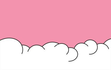 Background or illustration cloud unique design
