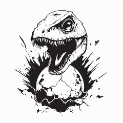 Dinosaur Egg Vector Art, Icons, and Graphics  isolated on white background.