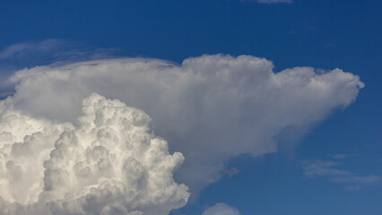 Cloudscape has been developing in gorgeous form. The vast blue sky and clouds sky background.