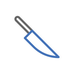 Sharp kitchen knife icon. Concept of cooking, cuisine, and culinary arts.