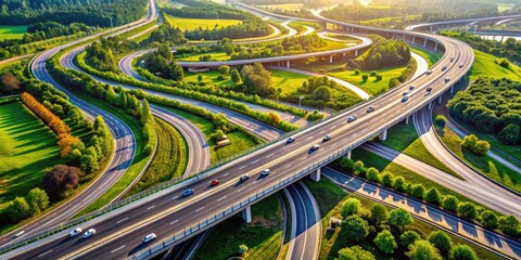 From curvy roads to straight highways, a road network connects locations. Maps, GPS, and navigation aid travel and road trips.