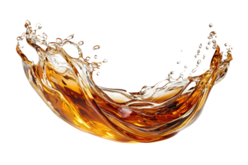 Dynamic splash of refreshing beverage in studio environment creative photography captivating moment