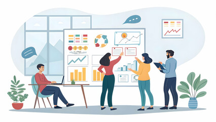 Stunning Landscape Sunset Over Mountain Ridge with Vibrant Sky Colors