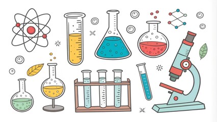 science and chemistry icons