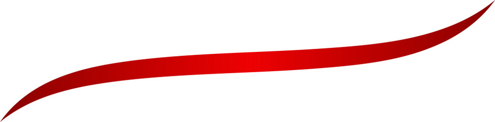 Red ribbon. Decoration for holiday, new year