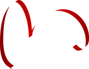 Red ribbon. Decoration for holiday, new year