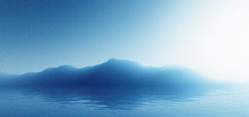 Obraz premium Light Blue Gradient Background Noise Texture Abstract Minimalist Design Tranquil Fluid Color Transitions