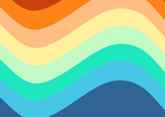 Retro background with a mix of rainbow colors. Abstract texture of red yellow green blue colors