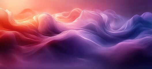 Fototapeta premium Purple Gradient Background with Pink Noise Texture for Abstract Design
