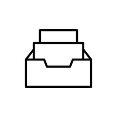 Archive folders icon vector. Document vector icon. Archive storage icon.