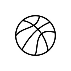 Basketball icon vector. Basketball ball sign and symbol