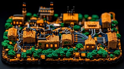 Illustration of data transmission through a network connection, highlighting the speed and reliability of modern communication infrastructure for data transfer and connectivity.