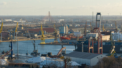 Port, Stocznia Gdańska © sopthedrone