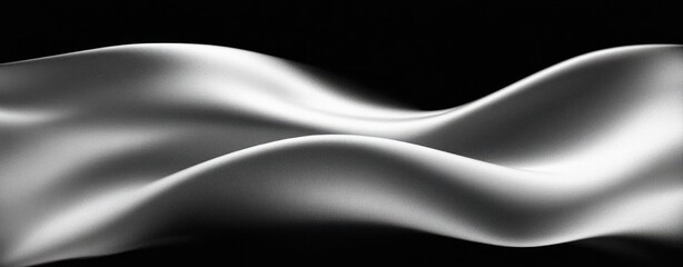Grayscale Abstract Texture Background Soft Shadowing Flowing Curves High Contrast Minimalist Design