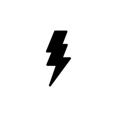 Lightning icon logo design. electric sign and symbol. power icon. energy sign